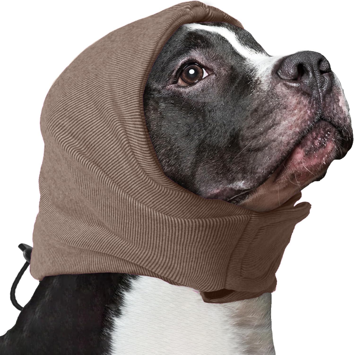 IECOii Dog Ear Cover Snood Noise Anxiety Relief,Dogs Ear Covers For Bath Drying Grooming,Dogs Cat Calming Hood, Dogs EarMuffs For Fireworks,Pet Neck & Ear Warmer,Dog Ears Wrap Ear Protectors โ image 1