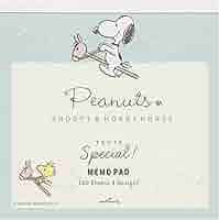 【新品】スヌーピー　メモパッド　パープル　グリーン　2冊セット スヌーピー ENJOY 楽しむ【Peanuts All Good／メモパッド】日本