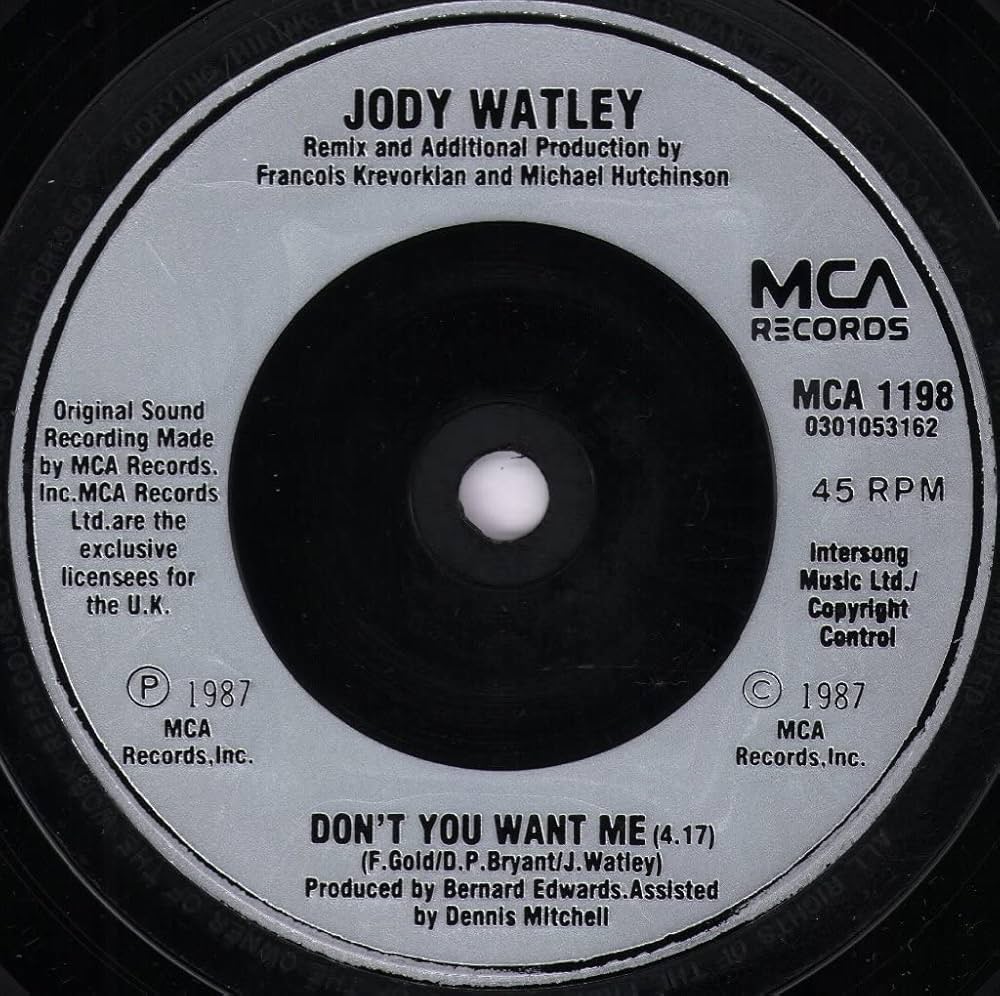 ジョディ・ワトリー Don't You Want Me リミックス集 CD Jody