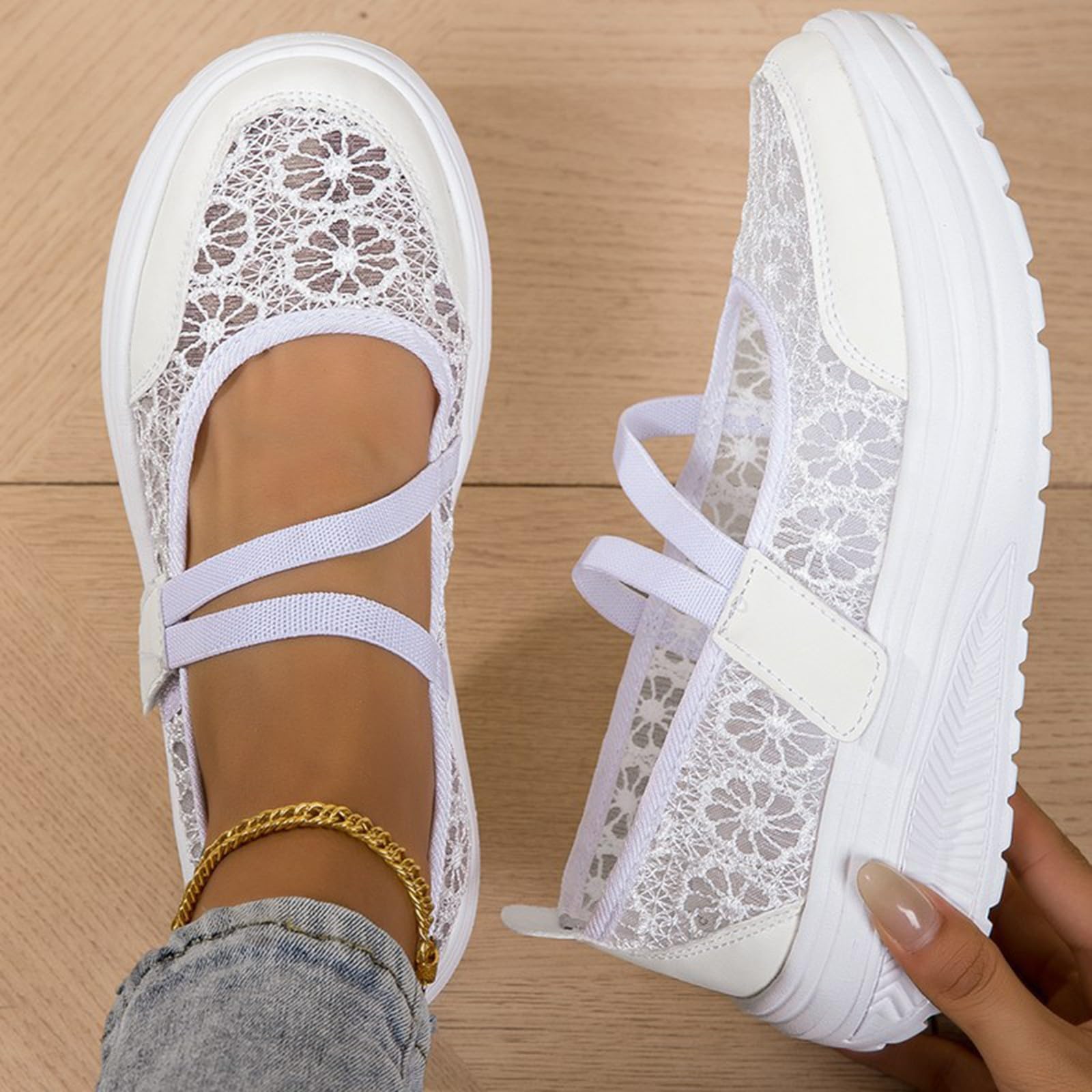 Zapatos de tirolesa para mujer, zapatos tiroleses de punta con plataforma