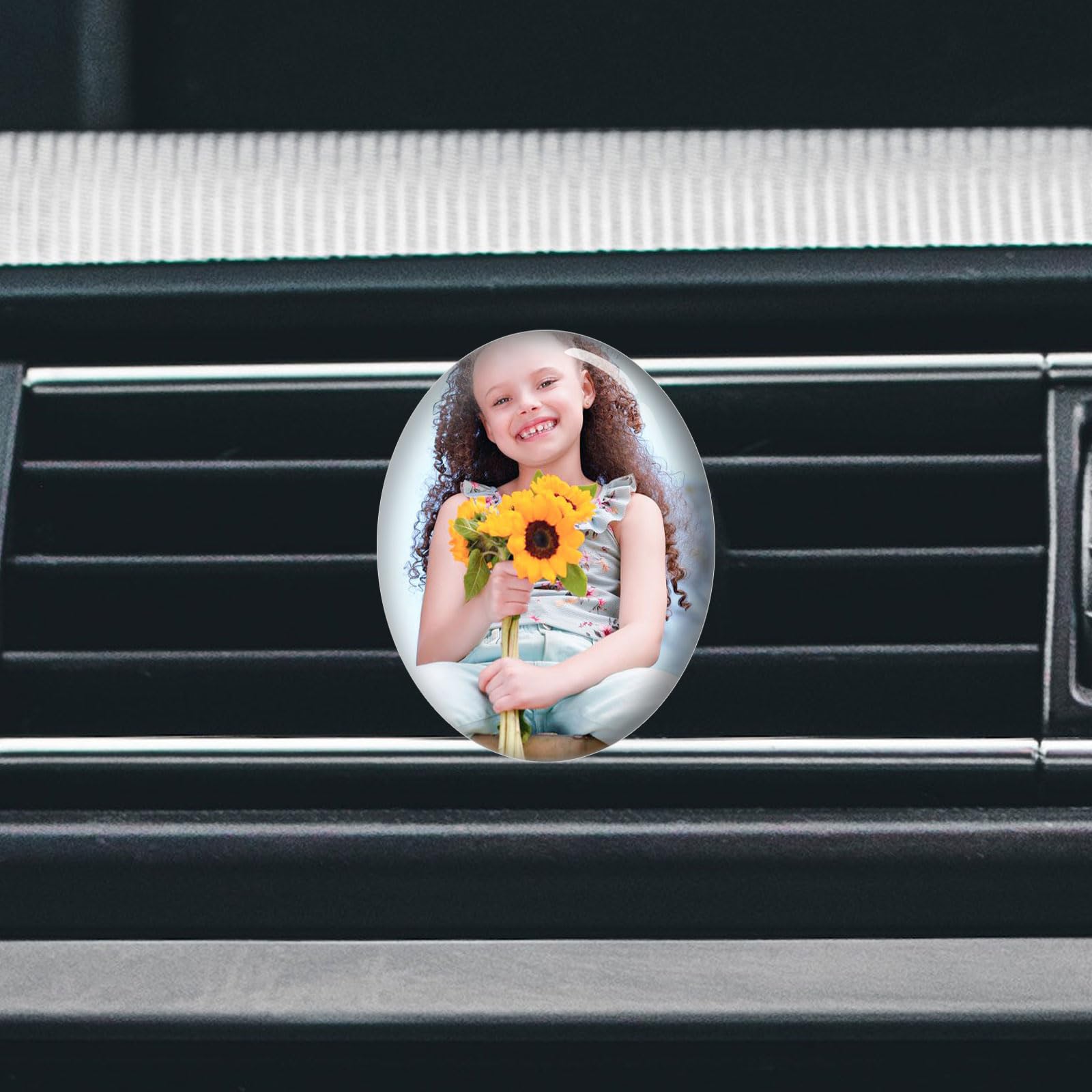 Custom Car Vent Accessories with Photo and Text Custom Air Vent Clips for Women Men Boy Girl