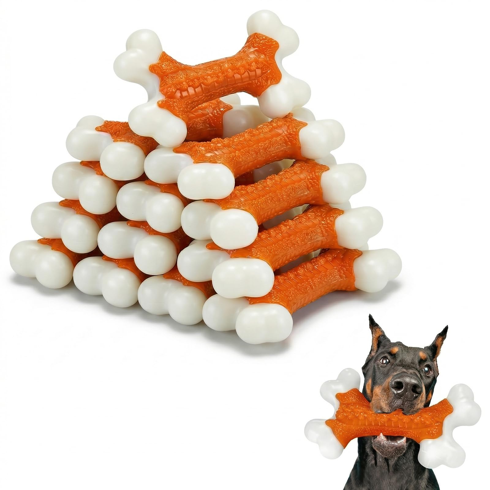 Kseroo Dog Chew Toys for Large Toys 10 Pcs Large Dog Toys