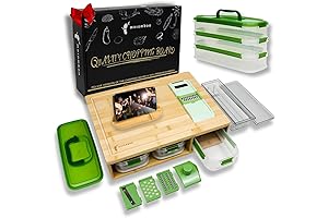 Bamboo Cutting Board with Containers: Elevate Your Meal Prep Game