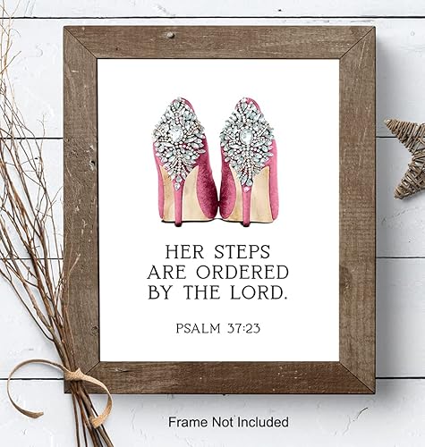 Miniatura 8 de Scripture Wall Art - Glam Religious Bible Verse Wall Art - God Wall Art - Inspirational Quotes - Spiritual Wall Decor - Christian Gift for Women -