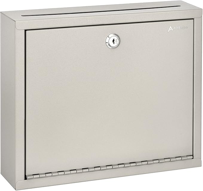 AdirOffice Multi Purpose Mail Box with Lock Heavy Duty