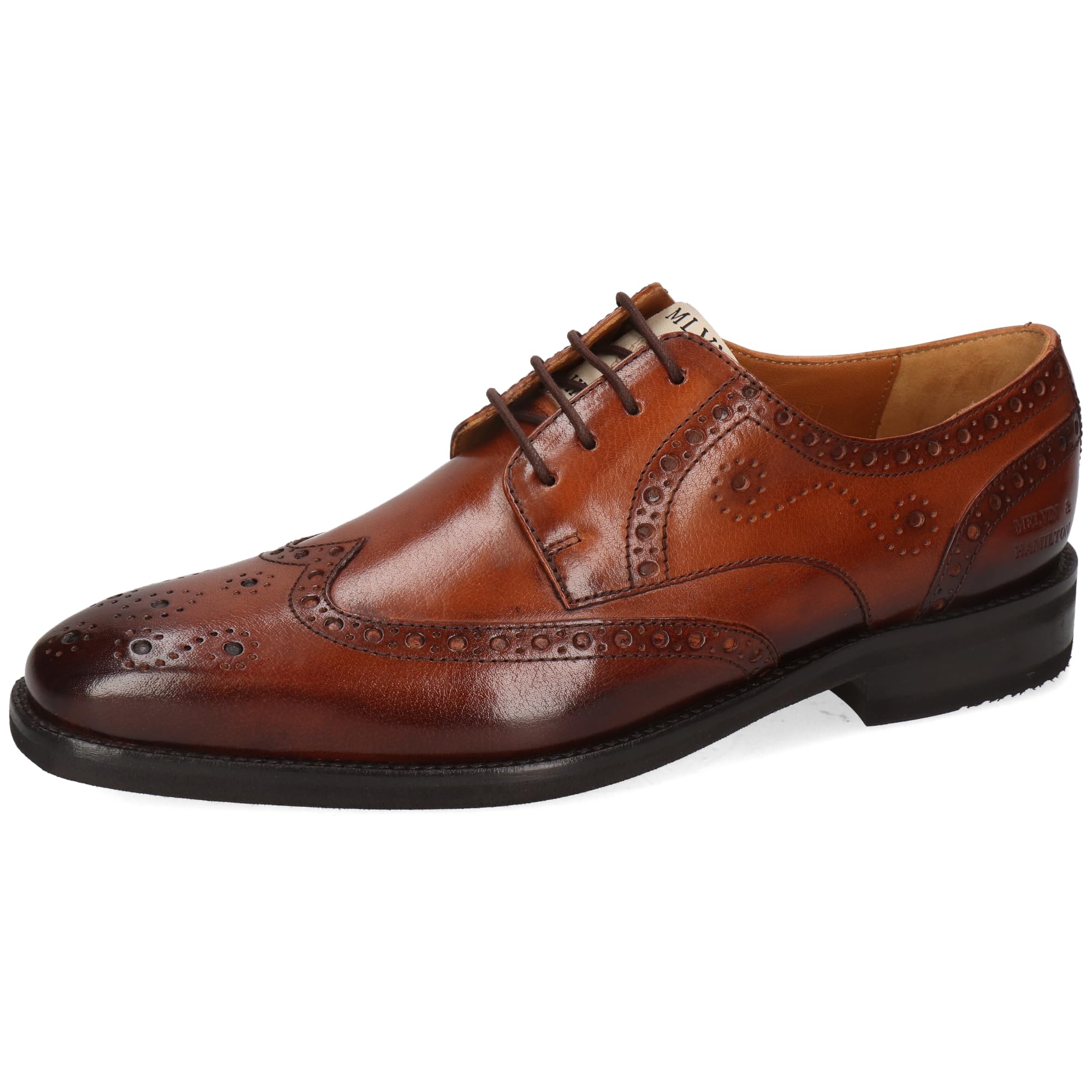 Melvin & Hamilton Derby Shoes Men's Dylan 2, Brown, 10 UK