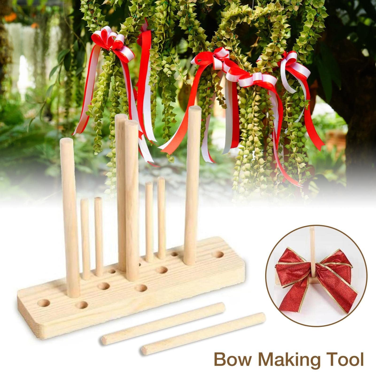 Bow Maker En Bois Pour Rubans - Multi-Tailles, Fabrication D'Arcs DIY