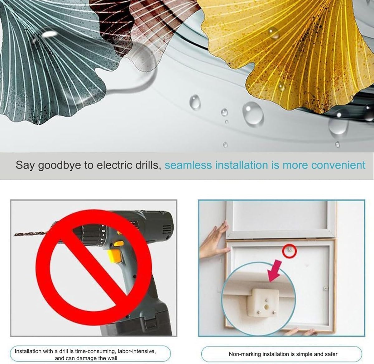 Decorative Breaker Box Cover - Wall-Mounted Electrical Panel Cover for Living Room & Home Office - Creative Fuse Box Cabinet Decoration (Light Orange, 23.6" x 27.6")