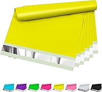 Vista 17 de Sobres de polietileno de 6 x 9 pulgadas, 100 piezas, sobres de correo de plástico morado con grosor de 2.4mil, bolsas de envío impermeables