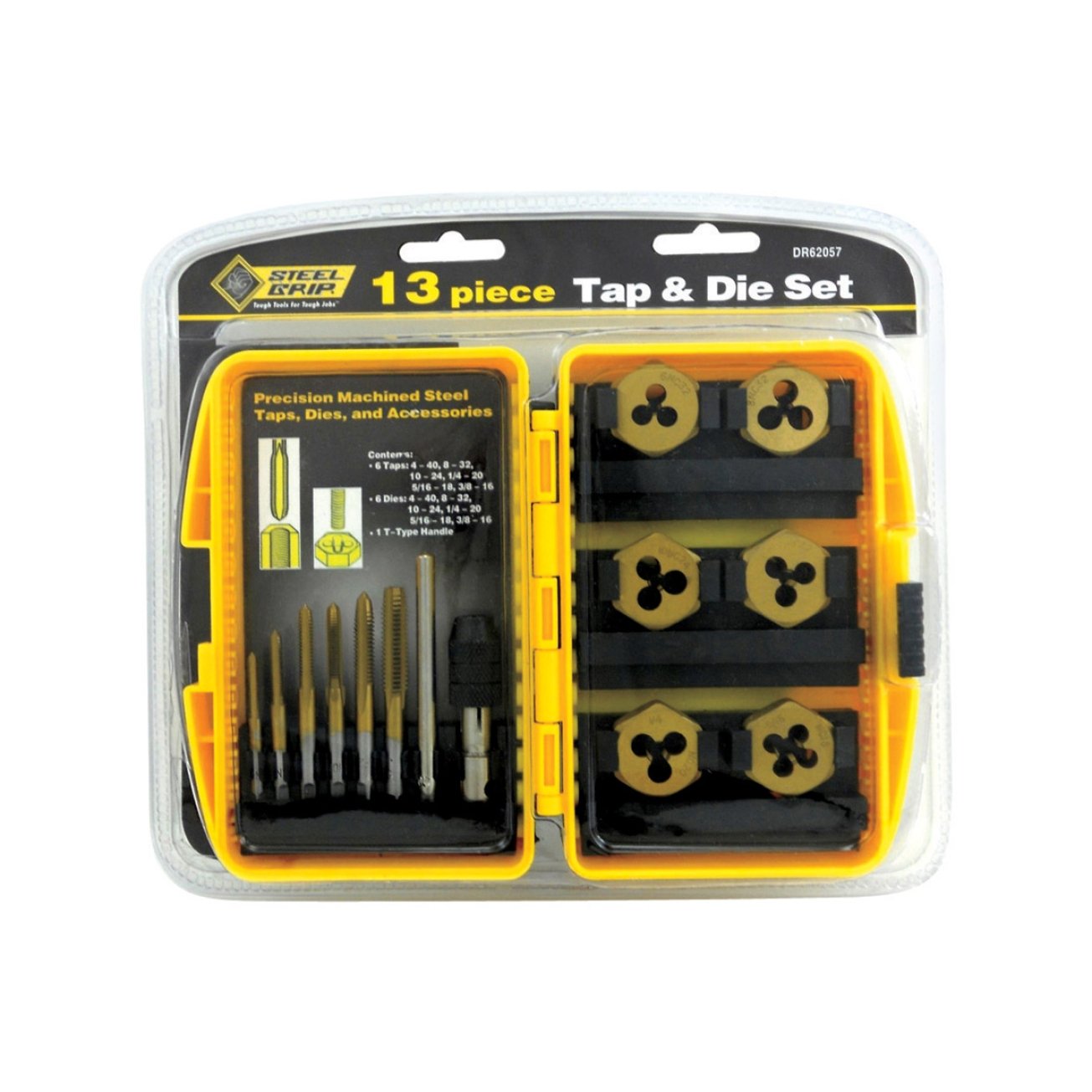 TAP & DIE SET (SAE) 13PC