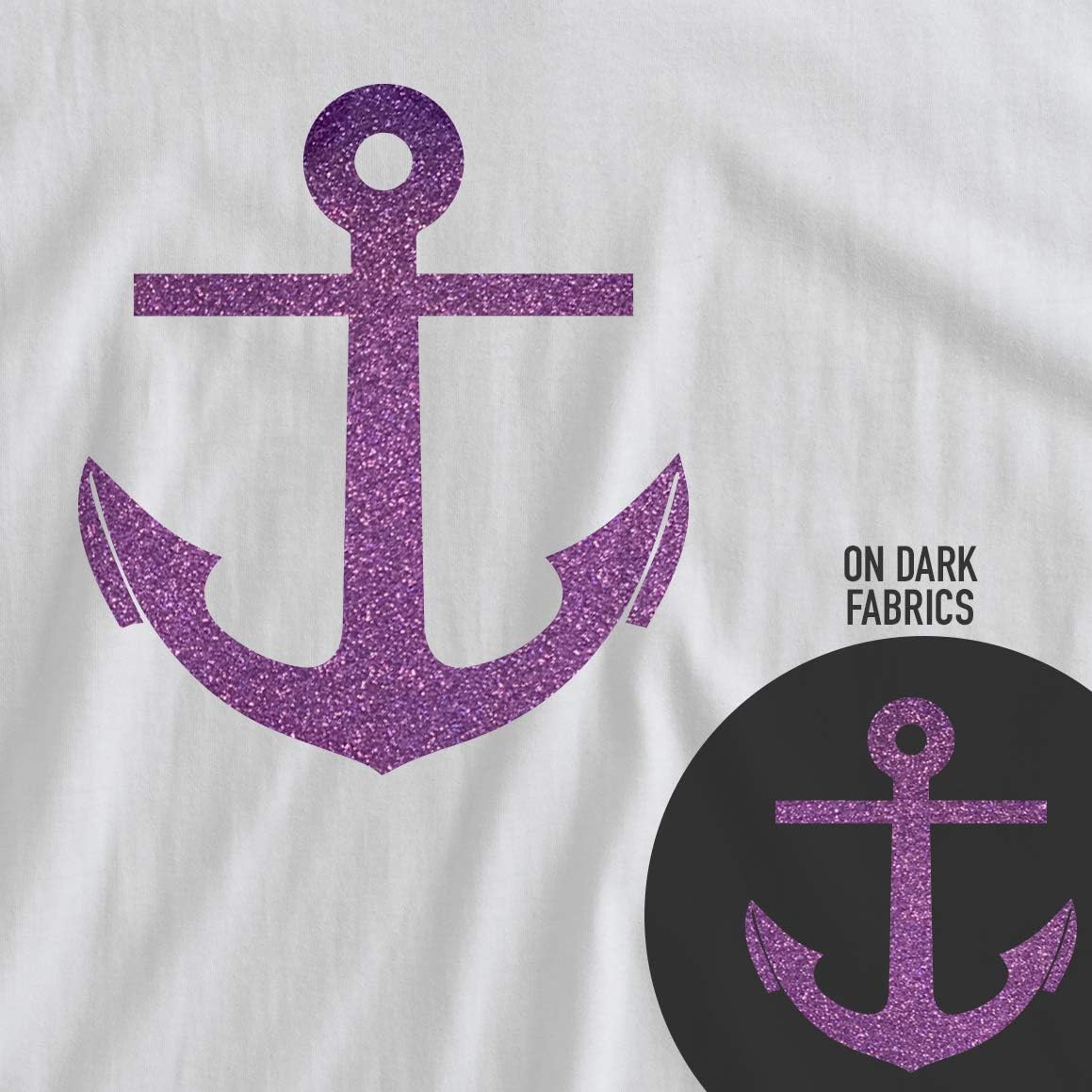 Siser Glitter HTV 11.8"x5yd Roll - Iron on Heat Transfer Vinyl (Lavender)