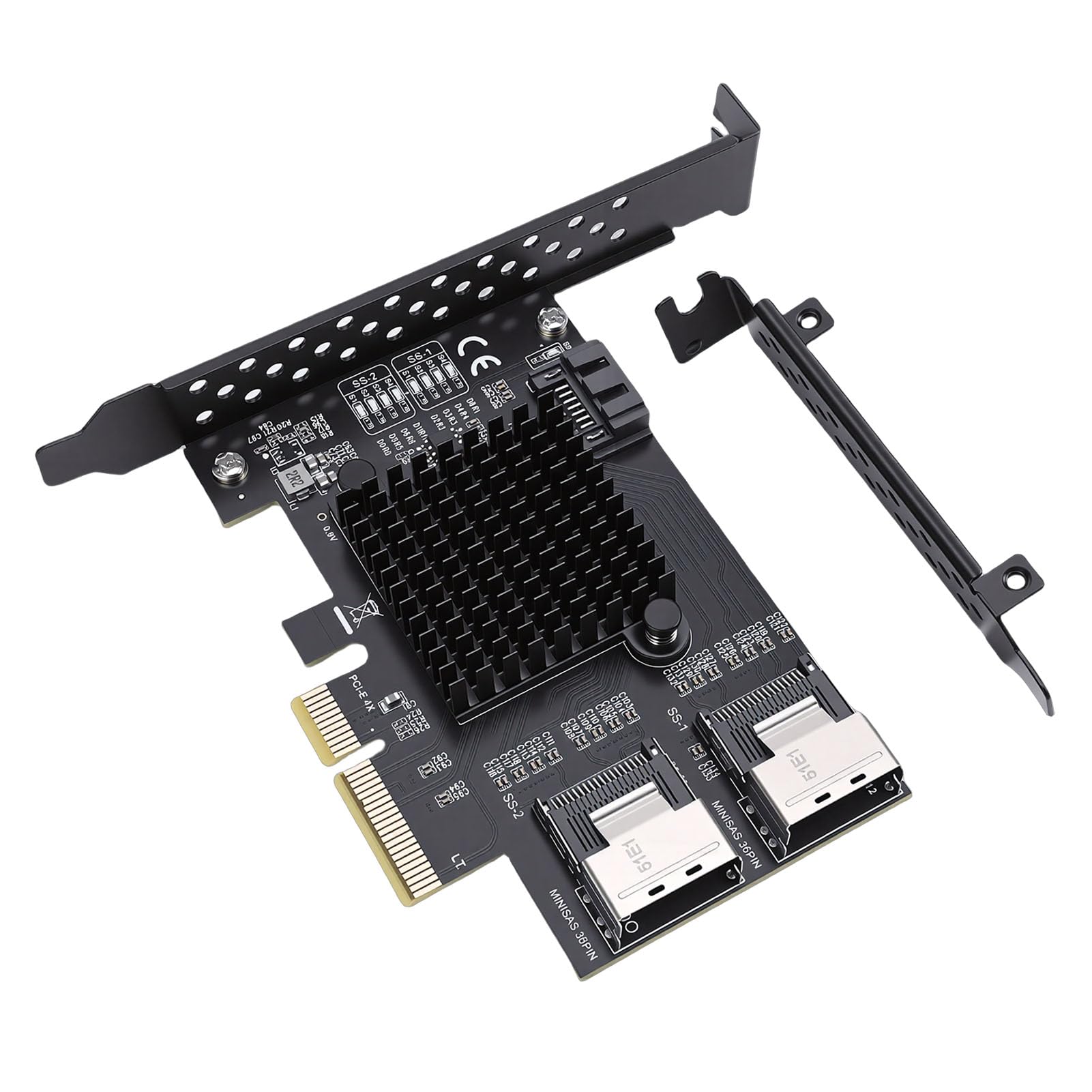 Carte PCIe Serial ATA pour ajouter 9 disques durs sur votre NAS - 8