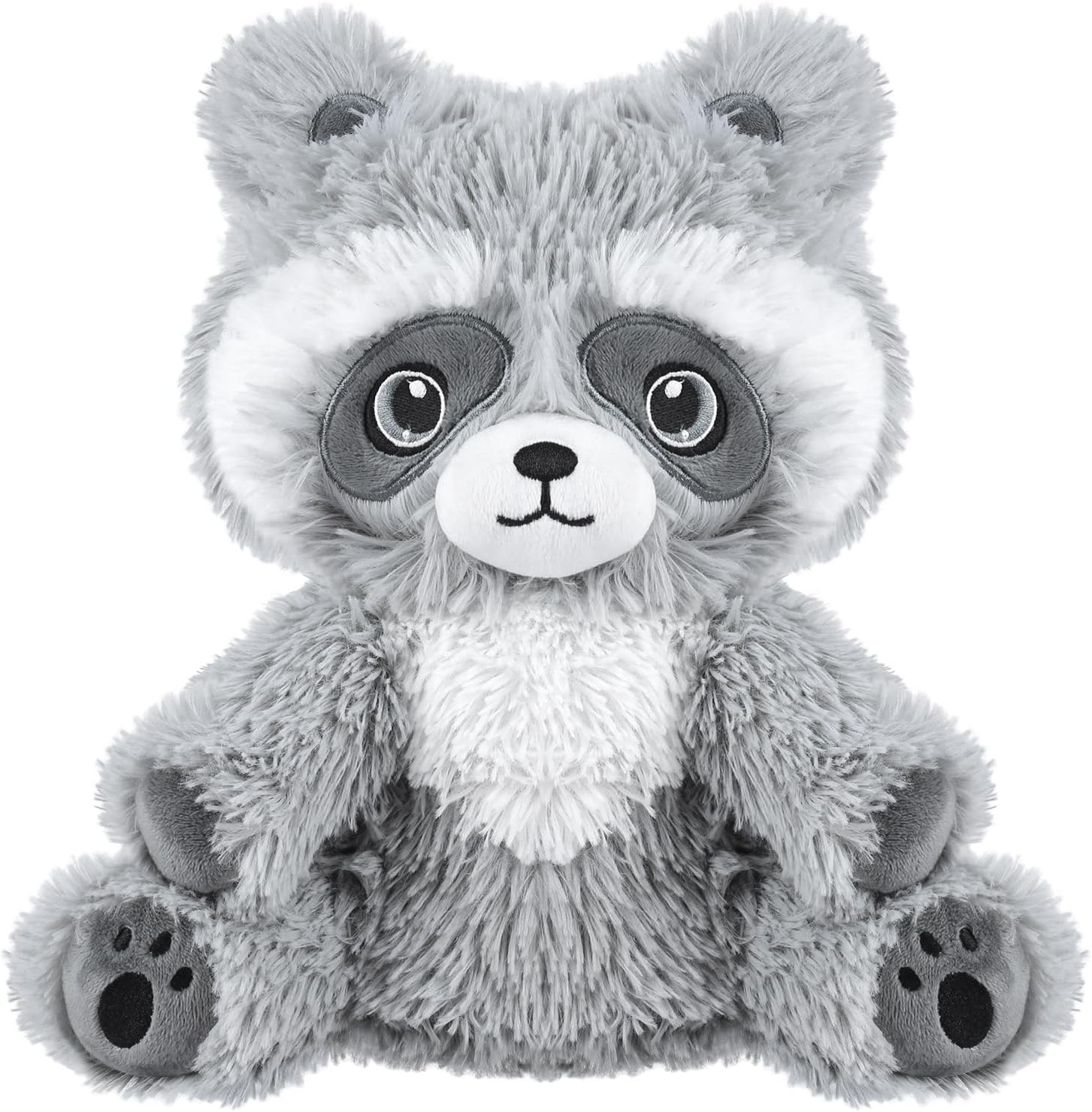 SuzziPals Raccoon Stuffed Animal, Microwavable Stuffed