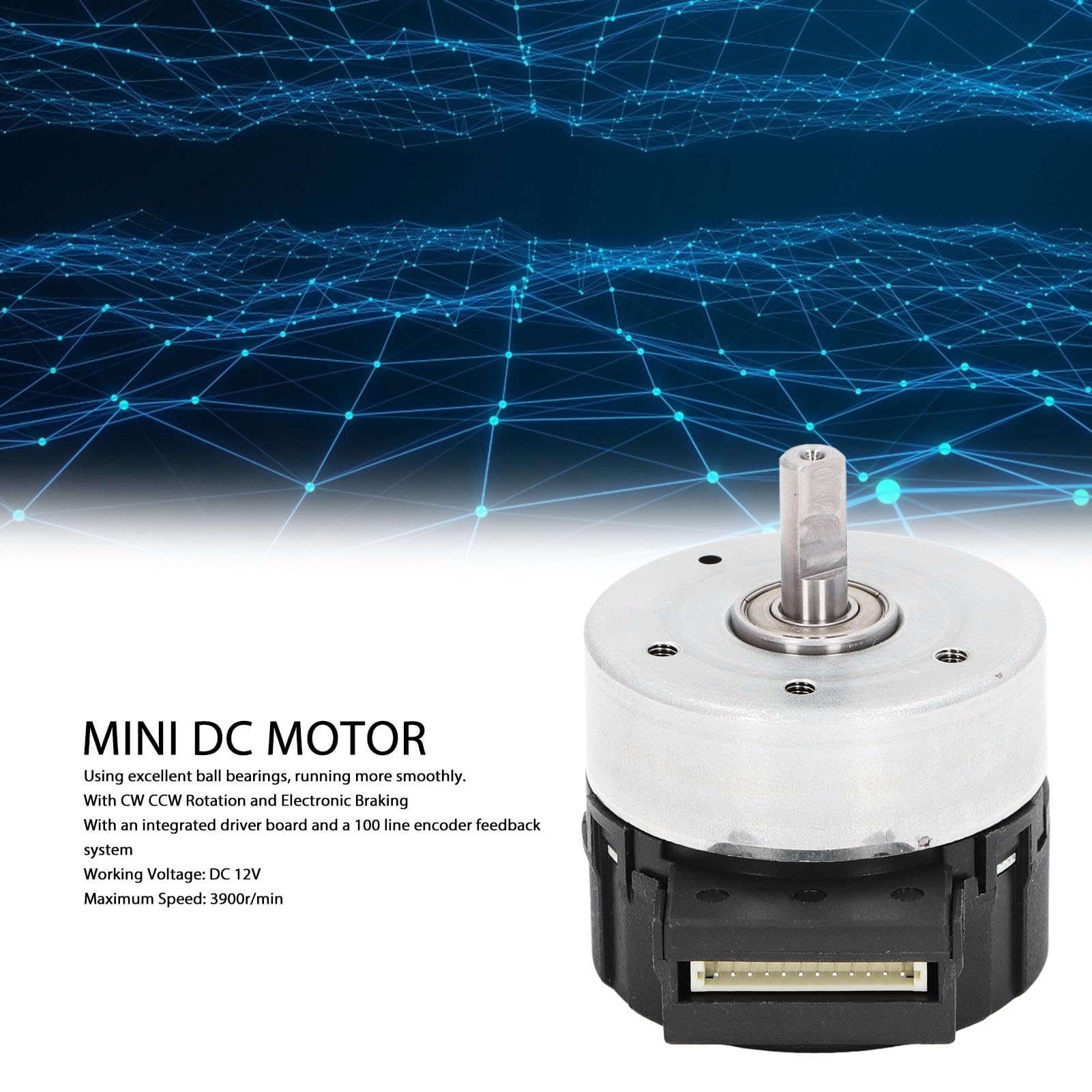 Baldor CM3541 General Purpose AC Motor, 3 Phase, 56C Frame, TEFC Enclosure, 3/4Hp Output, 3450rpm, 60Hz, 230/460V Voltage
