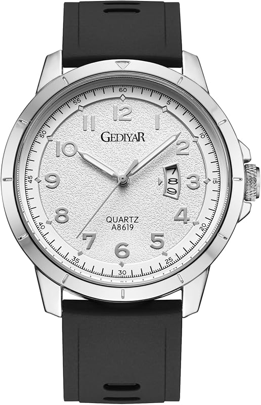 Mens Quartz Analog Wrist Watches Calendar Date Waterproof Big Large Face Watch for Men Business Casual Dress Sports