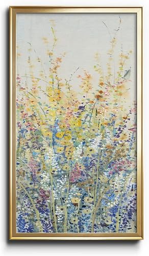 Miniatura 43 de Renditions Gallery Feeling Wild II - Impresiones botánicas modernas para decoración de pared, 16 x 28 pulgadas, marco dorado, arte de pared floral