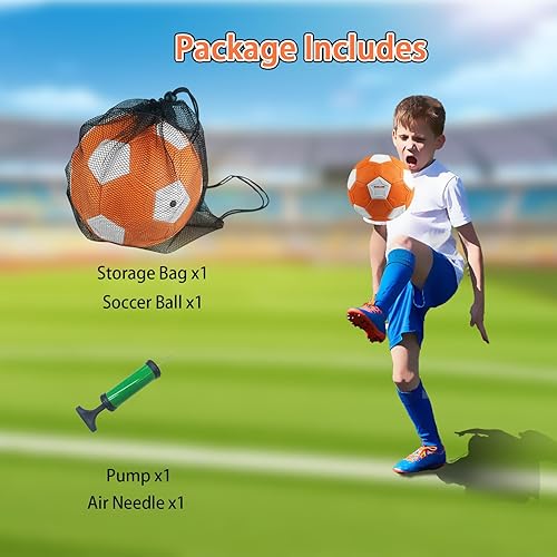Miniatura 2 de Swerve and Curve - Balón de fútbol tamaño 4, pelota de entrenamiento de fútbol con paneles especiales para jugar, juegos de actividades al aire