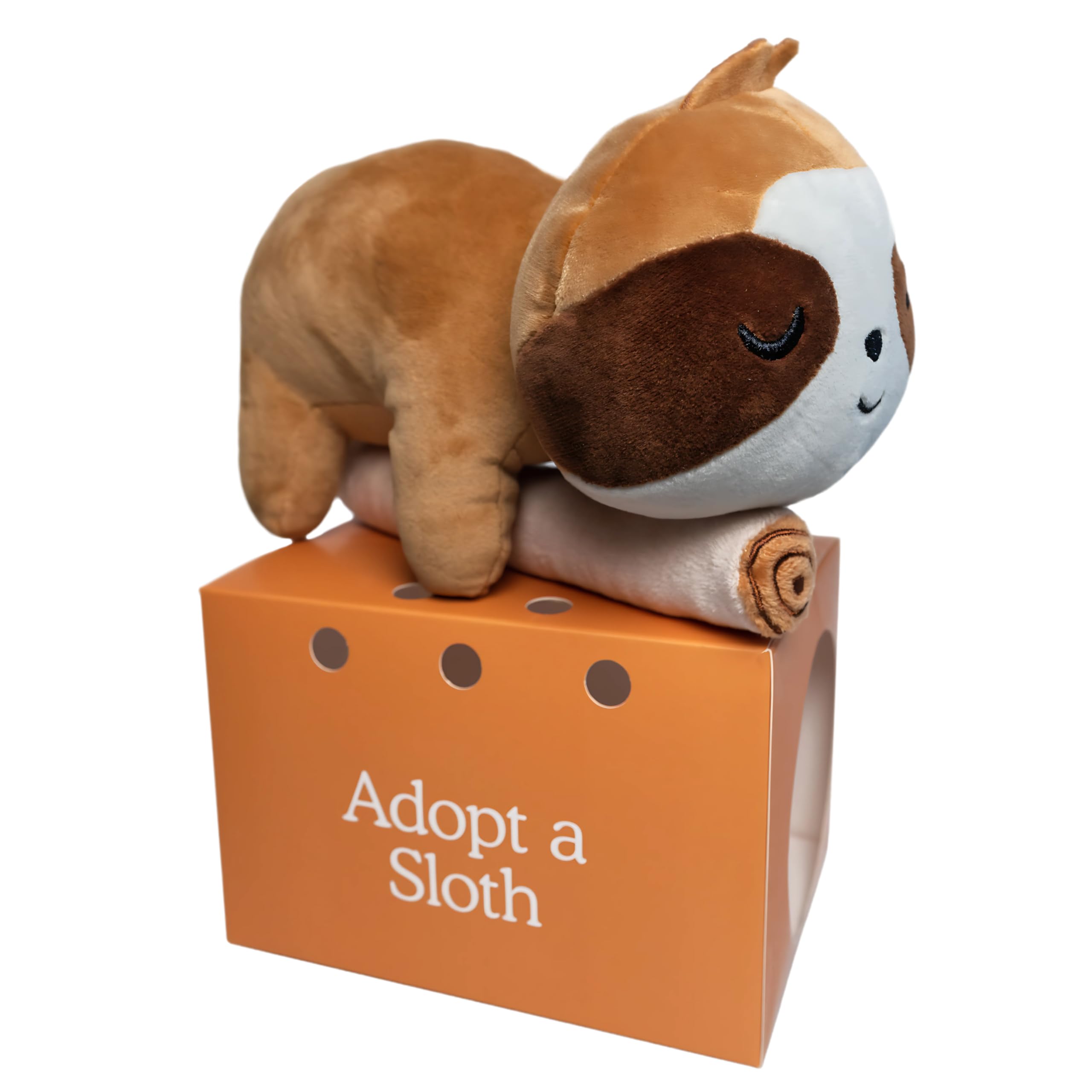 Follow Your Legend Larry The Sloth Plushie with Tree Branch Accessory - 9" Adopt Me Plushies, Stuffed Sloth, Small Plushies