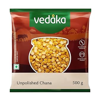 Amazon Brand - Vedaka Popular Chana Dal, 500g - image, photos