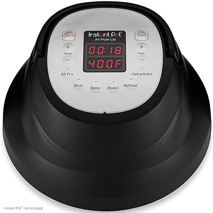 Instant Pot Lid with Roast Bake, Broil, Reheat & Dehydrate Air Fryer