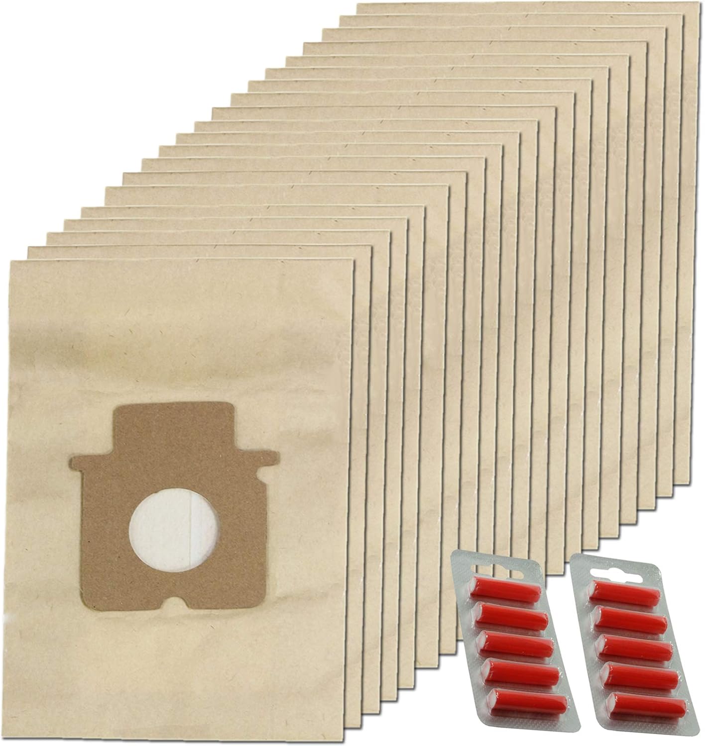 Spares2go Hoover Bags for Panasonic Vacuum Cleaner (Pack of 20 + 10 Fresheners) Amazon.co.uk