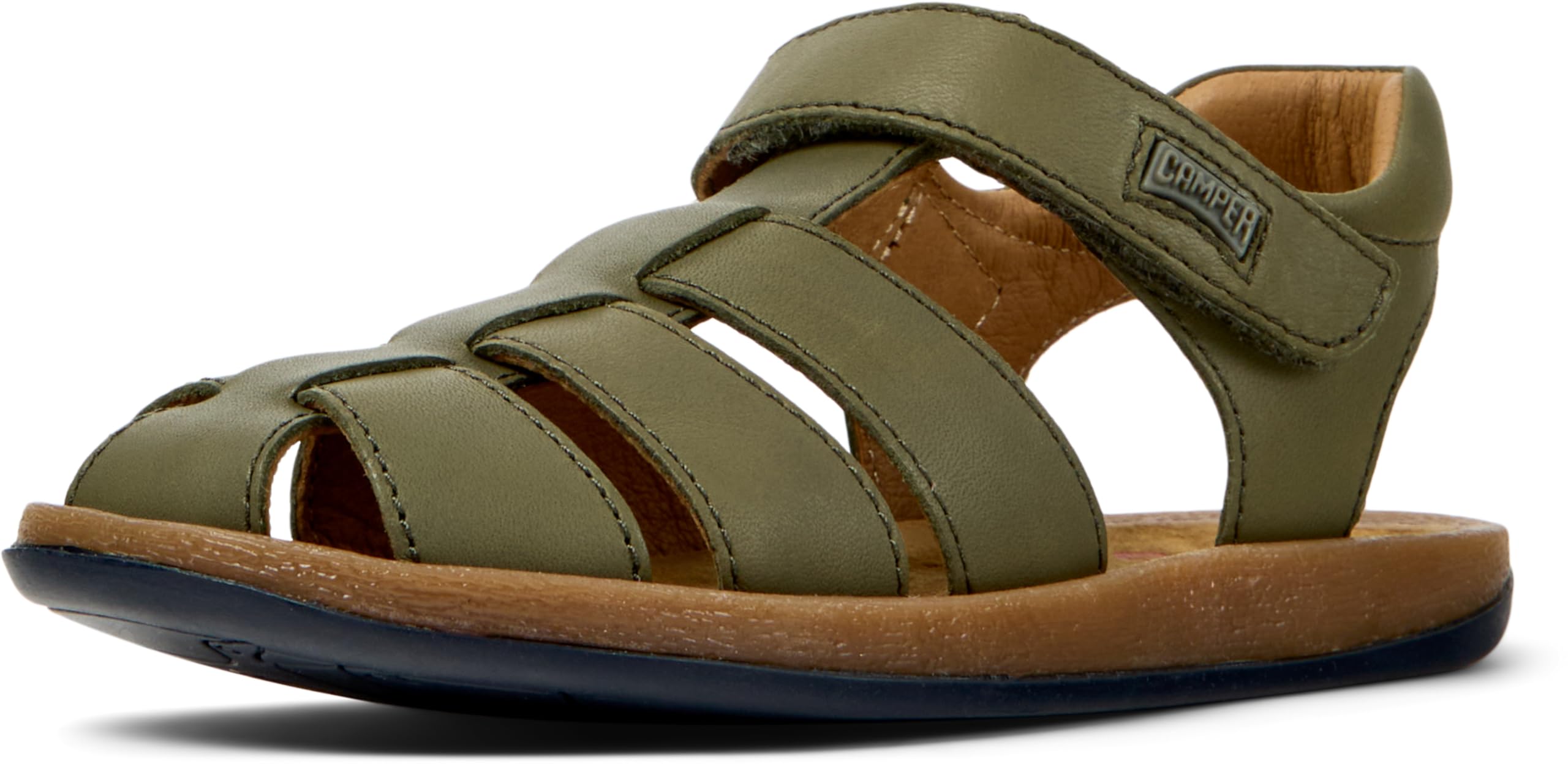 Camper Bicho Kids - Closed Sandal Medium Green 33 (EU)