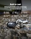 Belkin Apple AirTag Secure Holder with Key Ring - Durable, Scratch-Resistant Case with Open Face & Raised Edges - Protective AirTag Keychain Accessory for Keys, Pets, Luggage, & More - Black gallery image