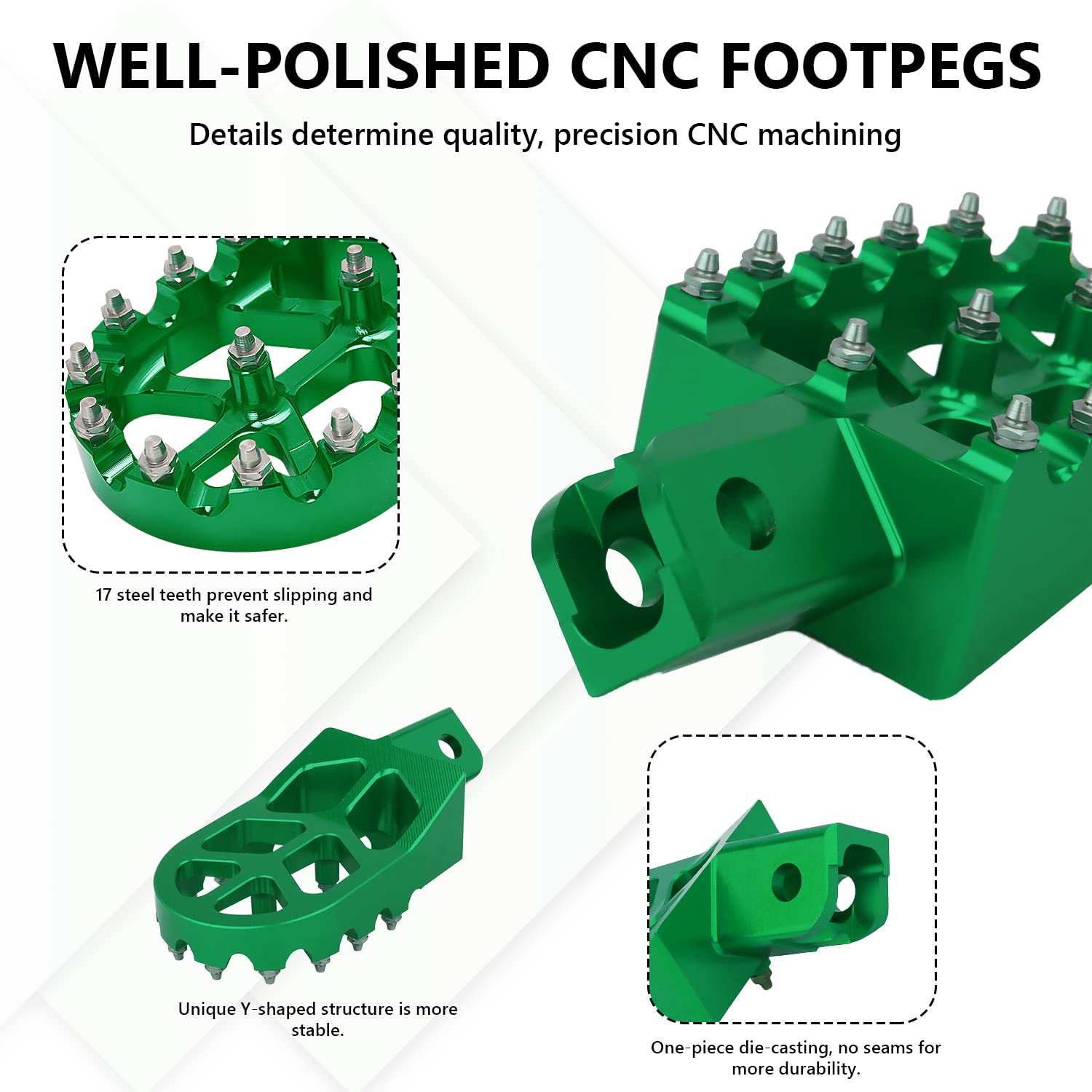 WELLSPo Calfoot インディゴ Amazon.com: AnXin Foot Pegs Motorcycle Universal CNC Footpeg