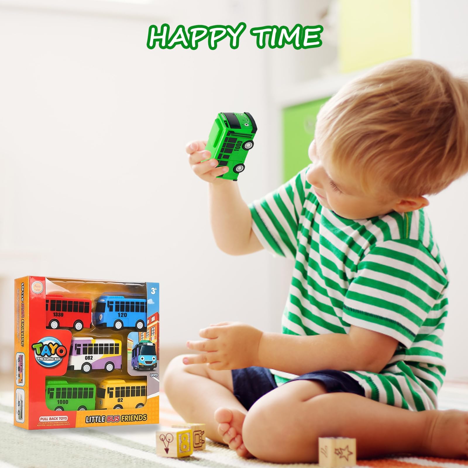 ZORVEXLYNX 5PCS Toy Bus, The Little Bus, Toy School Buses with Box, Die ...