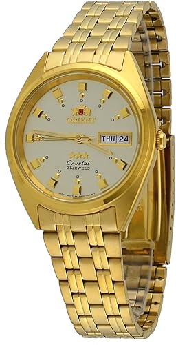 Orient FAB00001C - Reloj automático para hombre 3 estrellas color dorado esfera de champán
