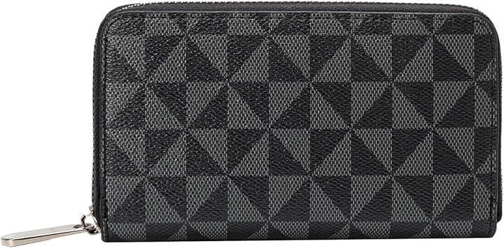 Women and Men PU Travel Pouch Designer Trendy Purse Clutch Bag Accessories Handbag Hand Wallet Black