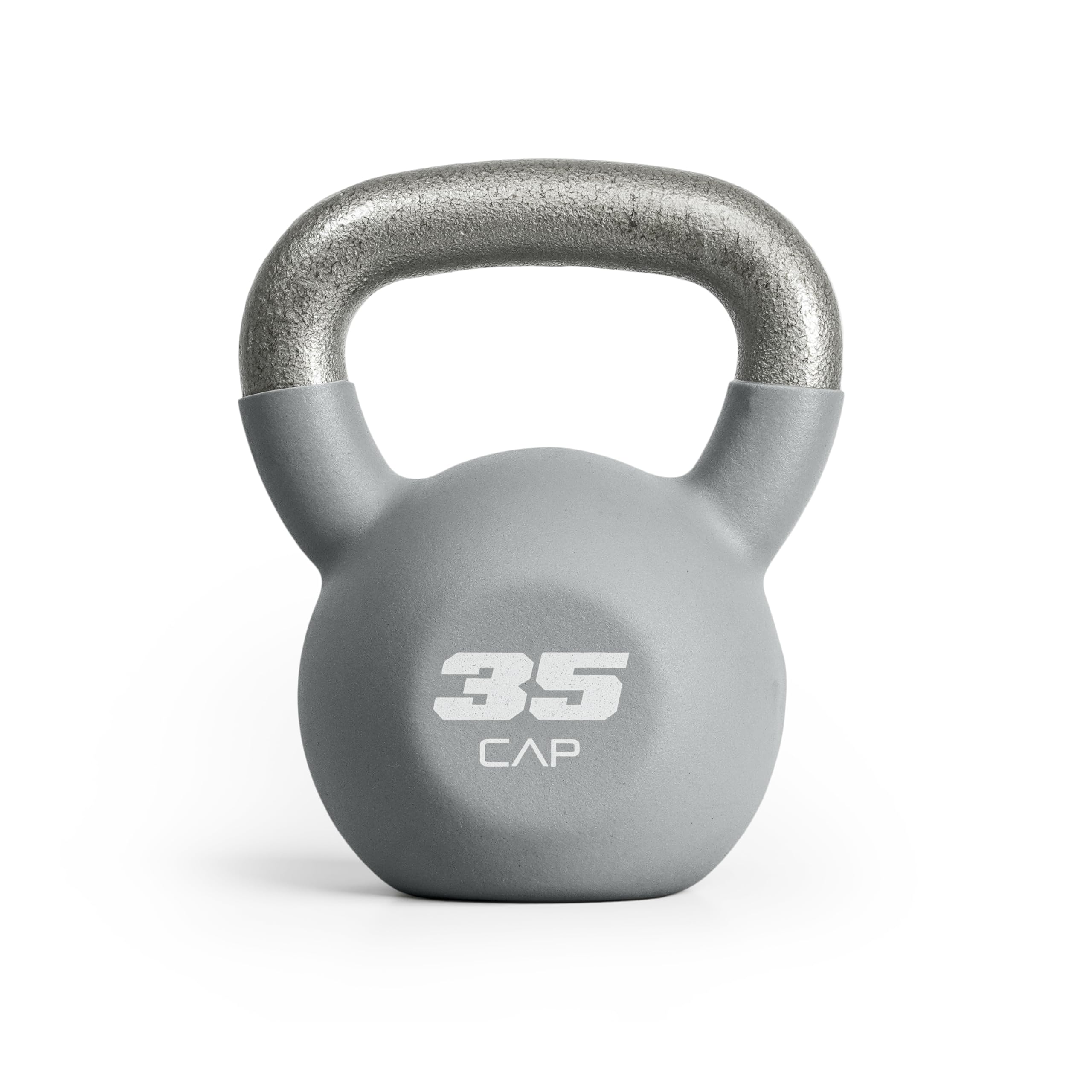 CAP Barbell Cast Iron Kettlebell - Coated Options Singles and Sets Multiple Weight Choices