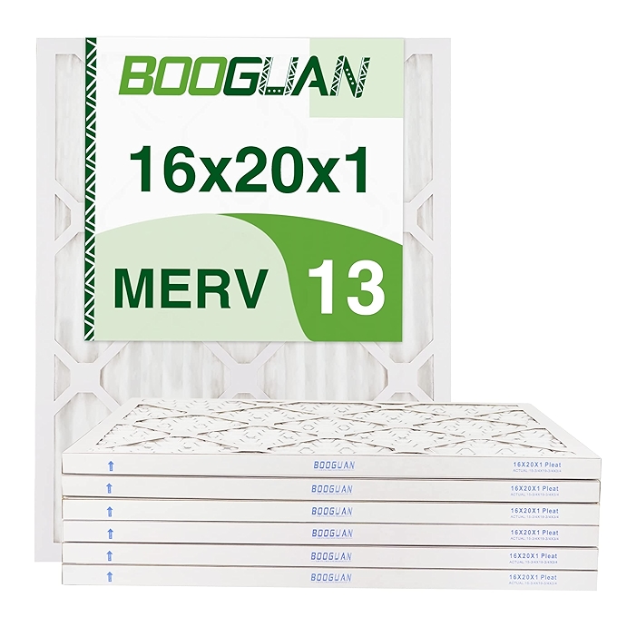 BOOGUAN 16X20X1 MERV 13 空气过滤器 6个装