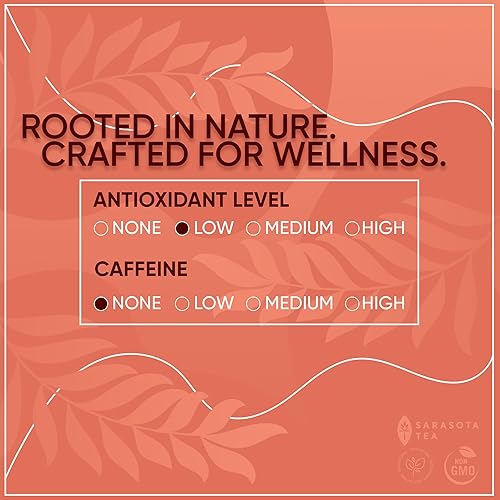 Miniatura 4 de Té de hojas sueltas de hibisco orgánico  Té de hierbas naturalmente agrio y refrescante  Sin cafeína  Bolsa a granel de 1 libra  Flores de hibisco