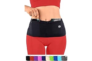 Unisex Running Belt with Extra Wide Spandex for Women