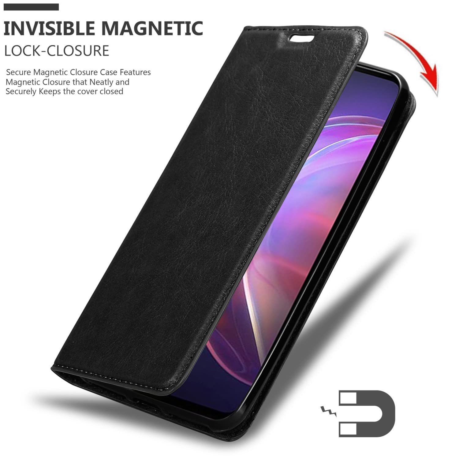 MOJIA Flip Case Für Vivo V21 5G – Lederhülle Mit Kartenfach & Ständerfunktion, Blau