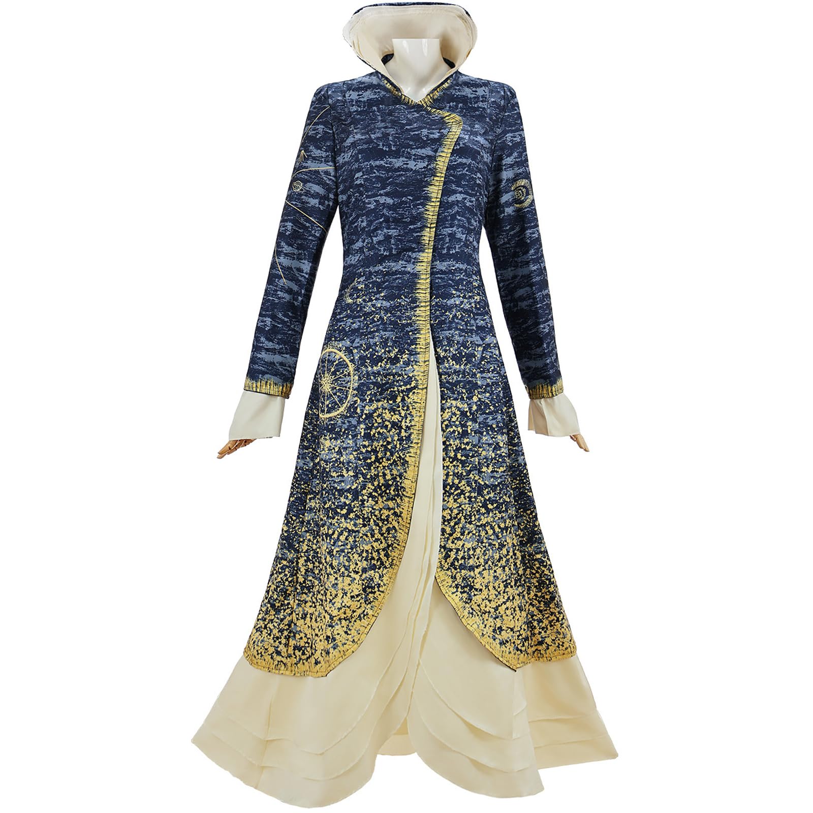 CR ROLECOS Wicked Madame Morrible Costume Fancy Halloween Dress Up Wicked Witch Halloween Outfit Morrible Dress M