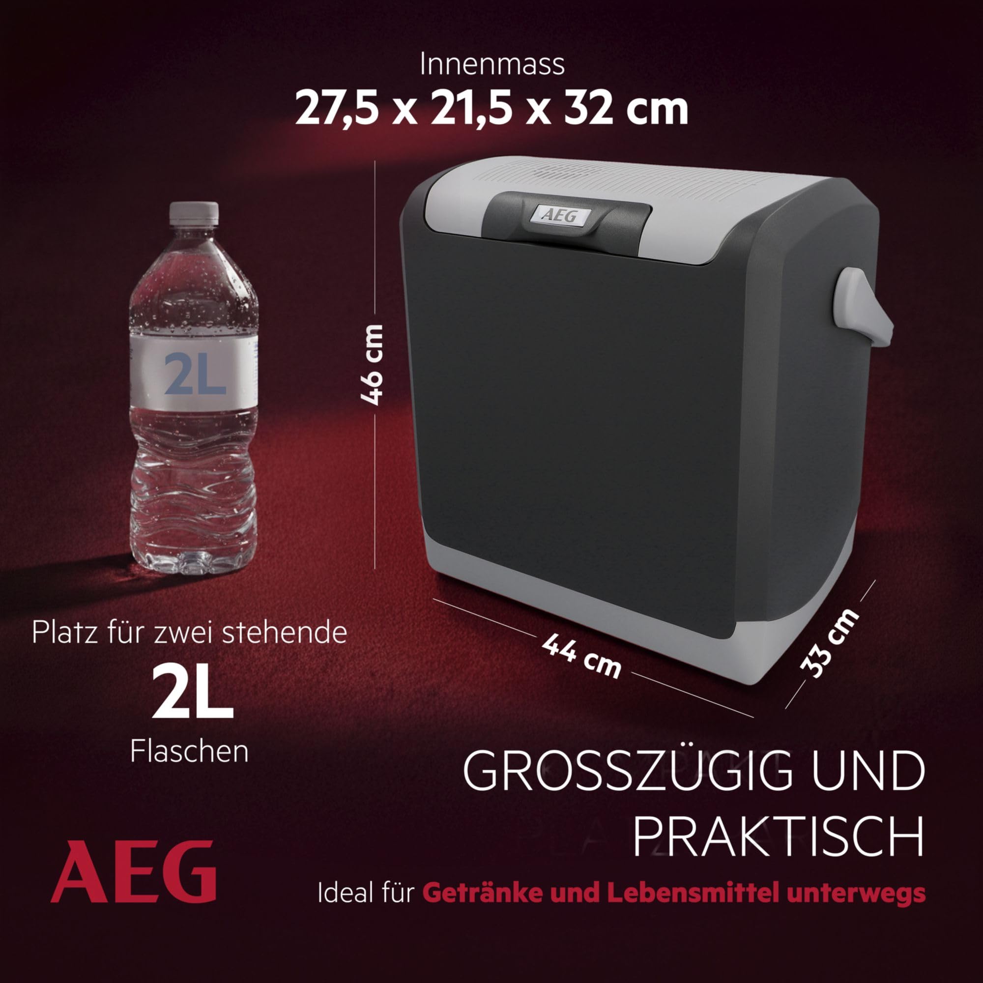 Aeg Automotive 11084 Lodówka, Szary, 44 x 33 x 46 cm; 5.9 kg, 20 l