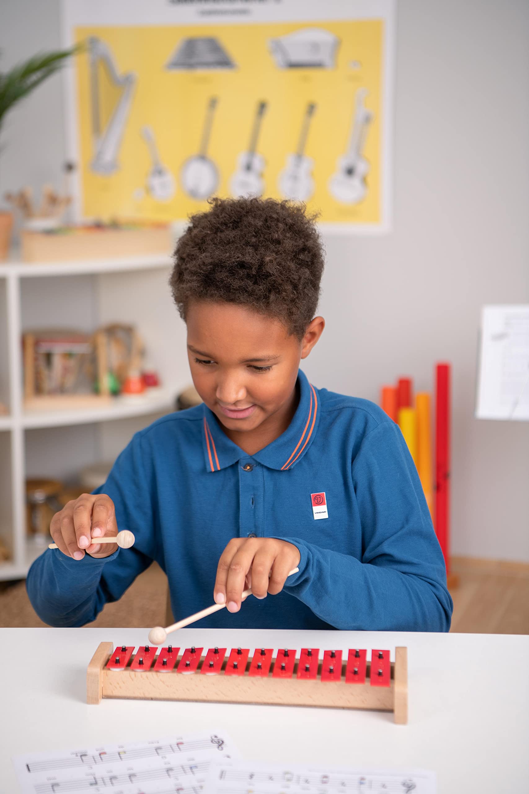 Betzold Musik - Glockenspiel sopran - Xylophon Klangstäbe Musikinstrument Stabspiel