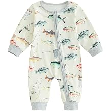 Western Baby Girl Boy Clothes Long Sleeve Cow Print Romper Zipper Bodysuit Jumpsuit One Piece Fall Winter Outfit