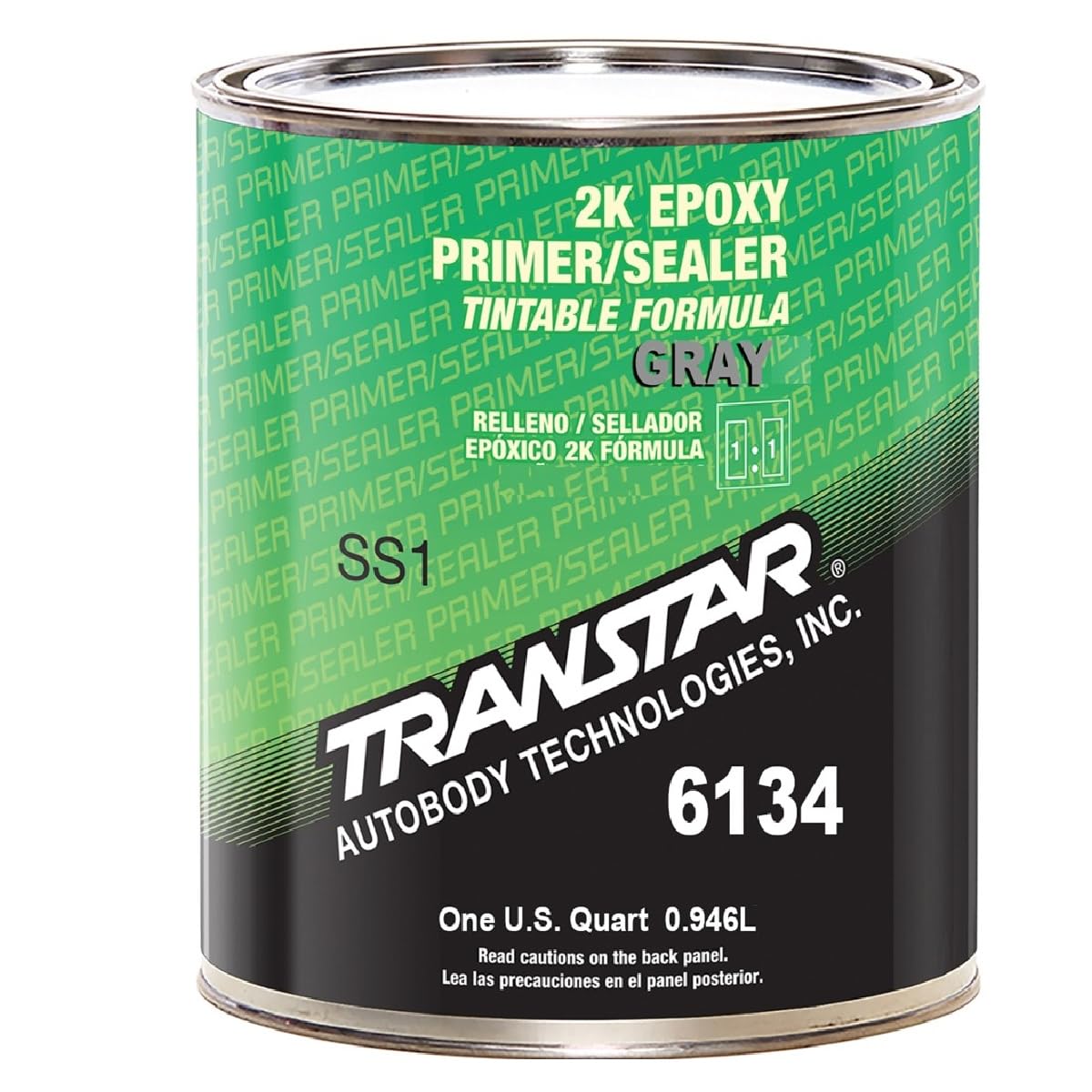 TRANSTAR 6134 Gray 2K Epoxy Primer/Sealer - 1 Quart