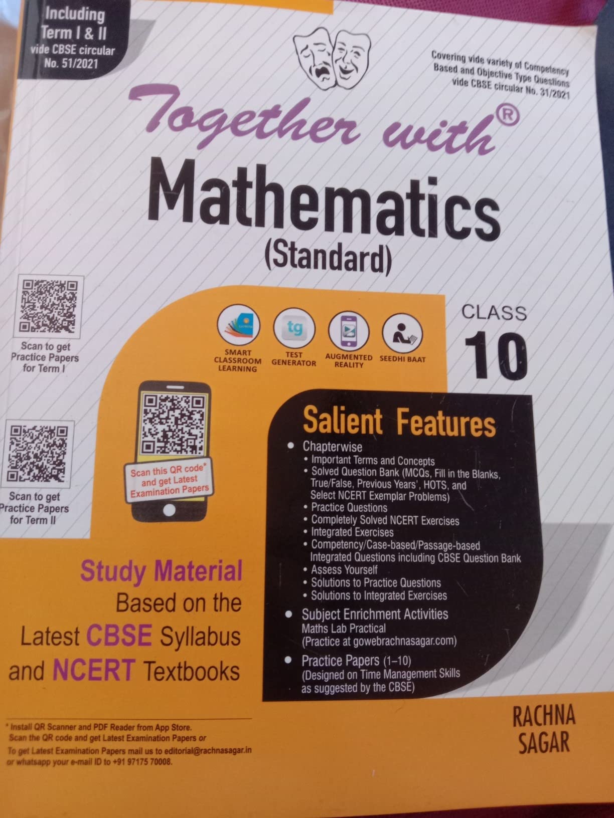 Together with CBSE Mathematics (Standard) Study Material for Class 10 ...