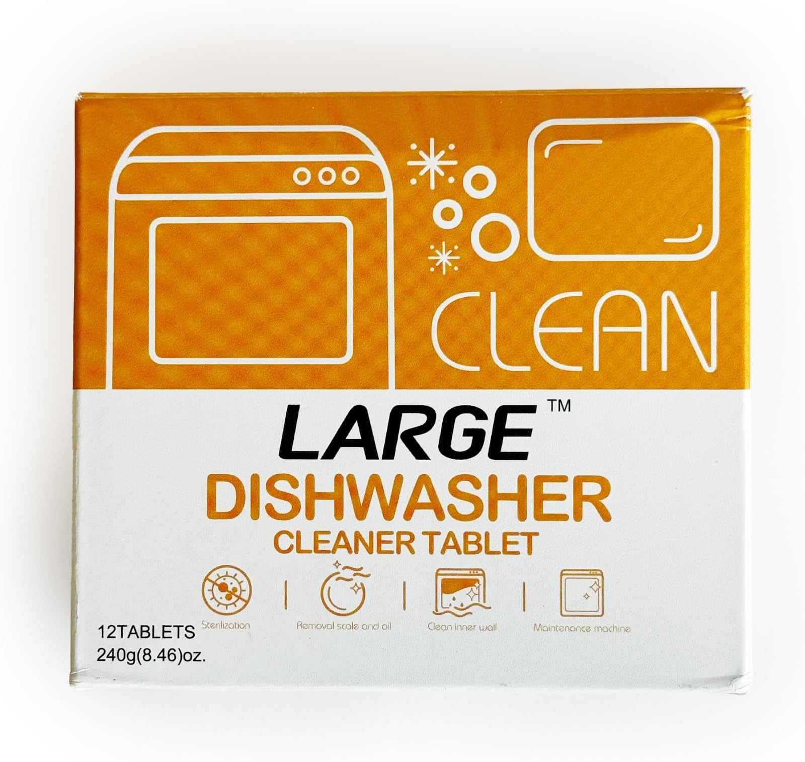 Dishwasher Cleaner And Deodorizer Tablets Deep Cleaning