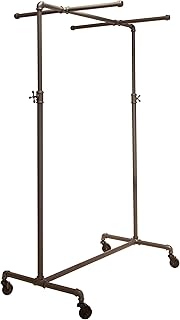 Econoco Pipeline Adjustable Ballet Rack with Two Cross Bars