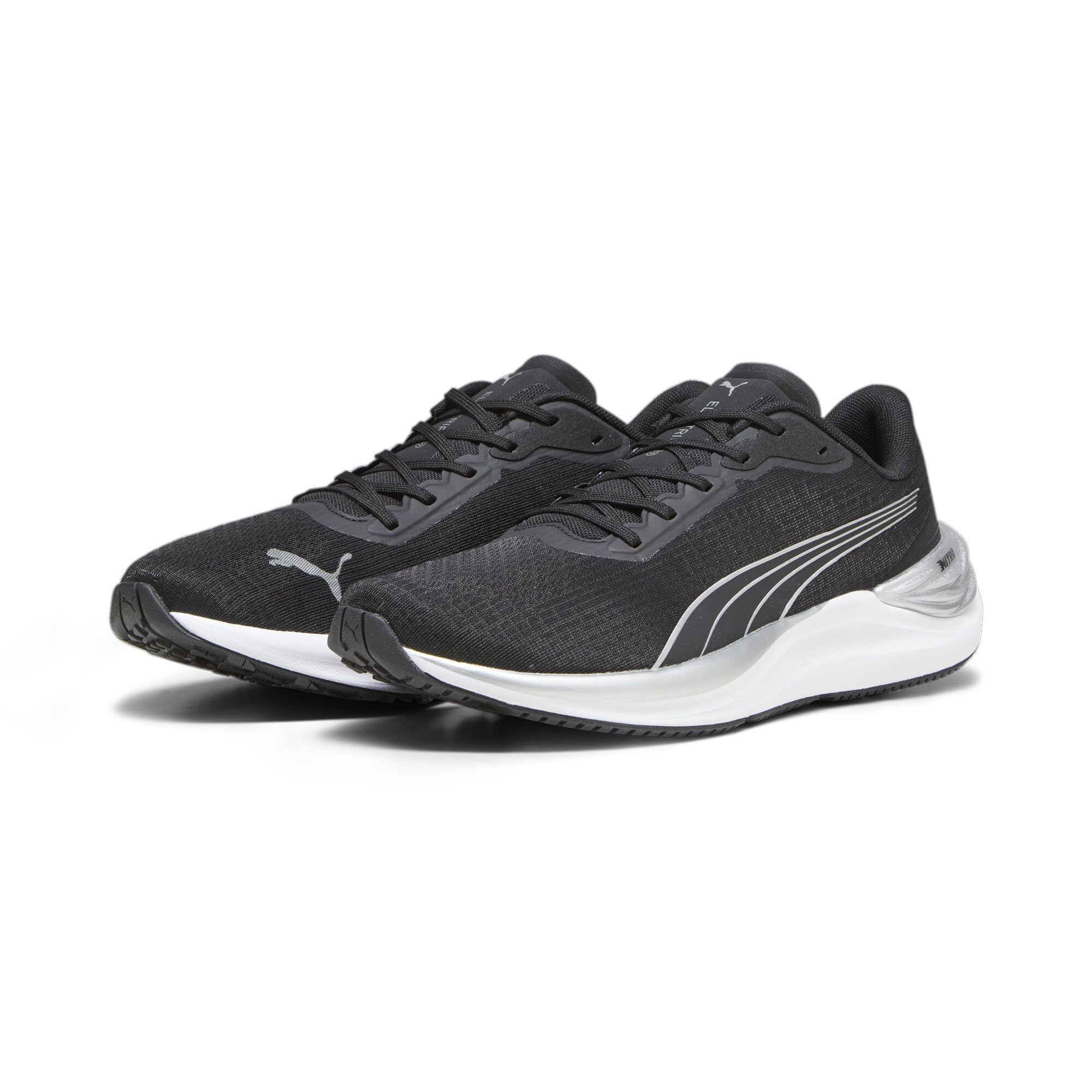 Puma Electrify Nitro 3, buty do biegania Unisex dla dorosłych, Black Silver, 42 EU, Puma Czarny Puma Srebrny, 42 EU