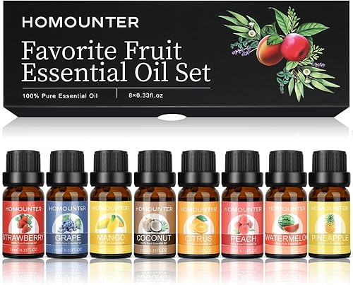 Miniatura 1 de Aceite esencial de frutas para difusores, aceite de fragancia frutal natural para fabricación de velas y jabón, uva, cítricos y más aceites