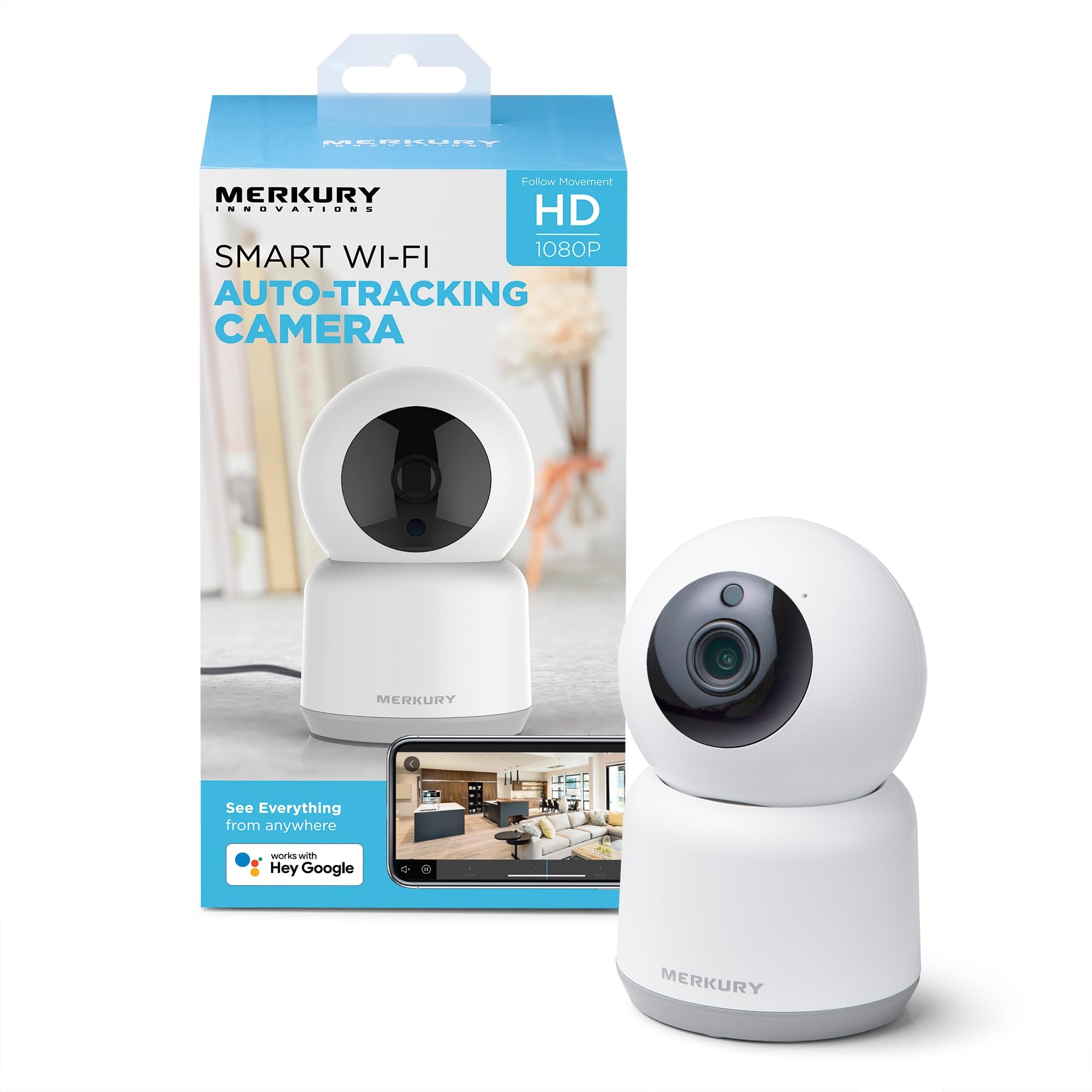 Amazon.com : Merkury Innovations 1080P Smart Auto-Tracking