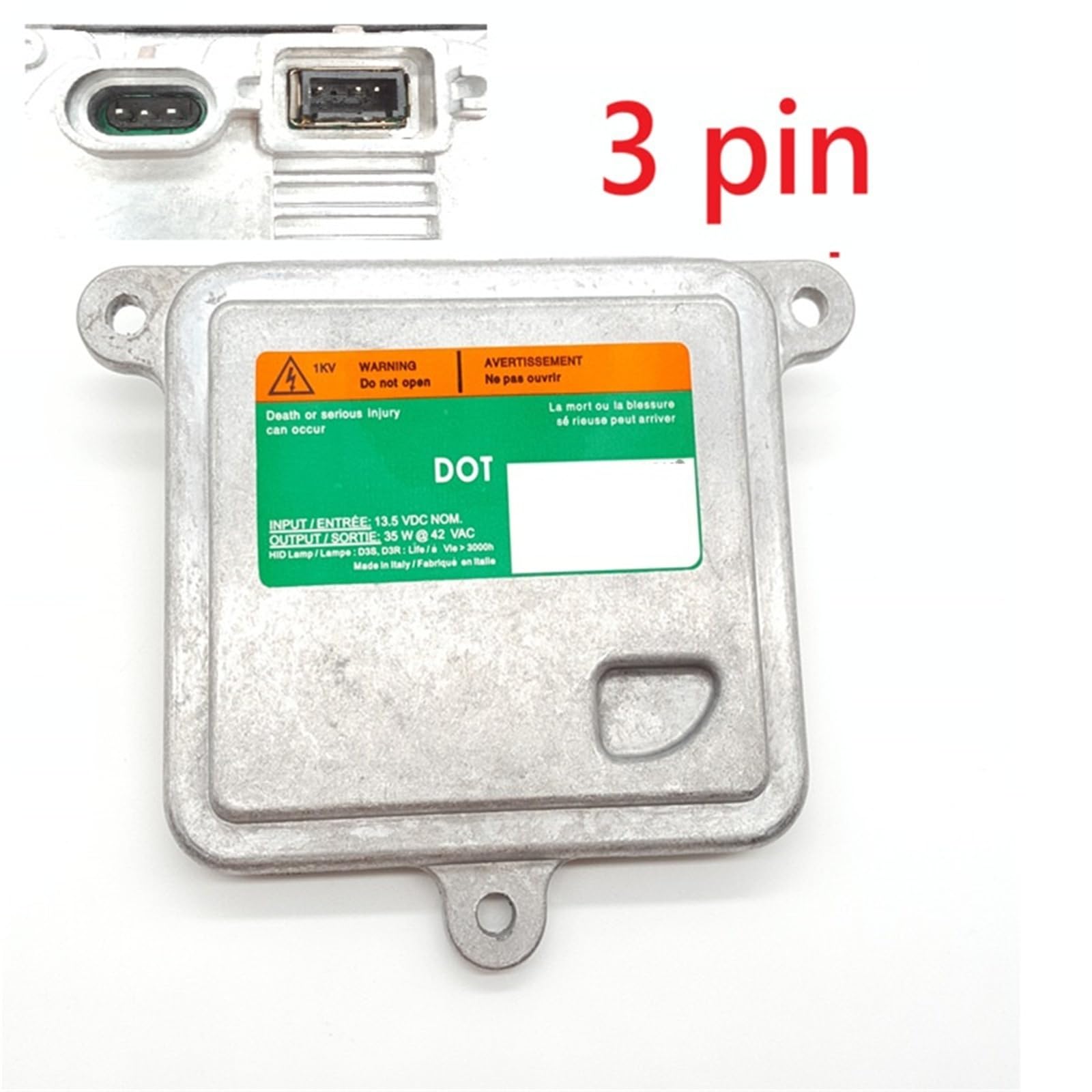 OEM 35XT6-L-D3 12 V 4 Pin/35XT6-L-D3 3 Pin/35XT6-S-D3 Scheinwerfer Computer Xenon Elektronisches Vorschaltgerät 1 Stück(35XT6-L-D3 12V 3 pin)