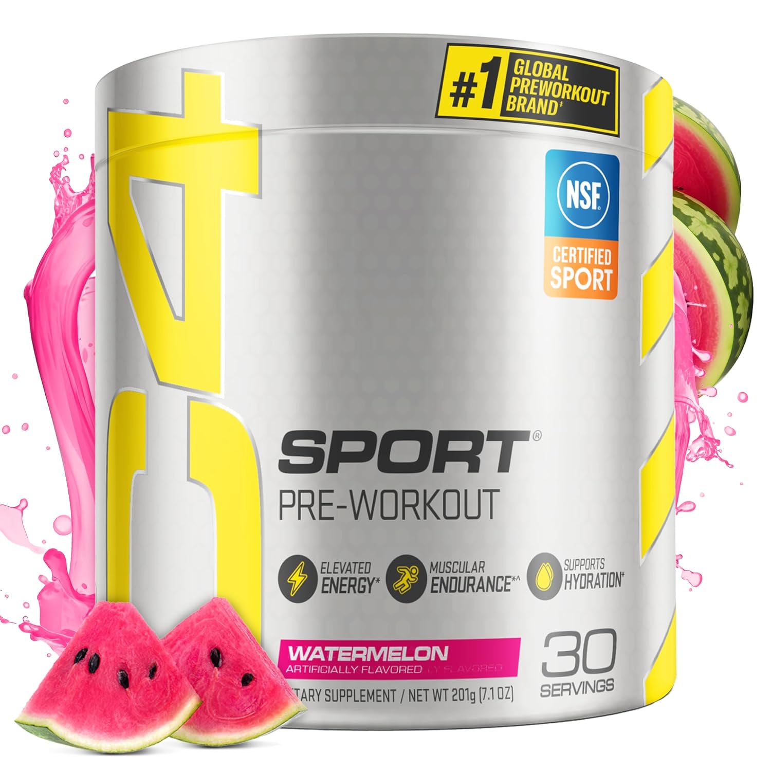 Cellucor C4 Sport Pre Workout Powder Watermelon - NSF Certified for Sport Preworkout Energy Supplement for Men Women