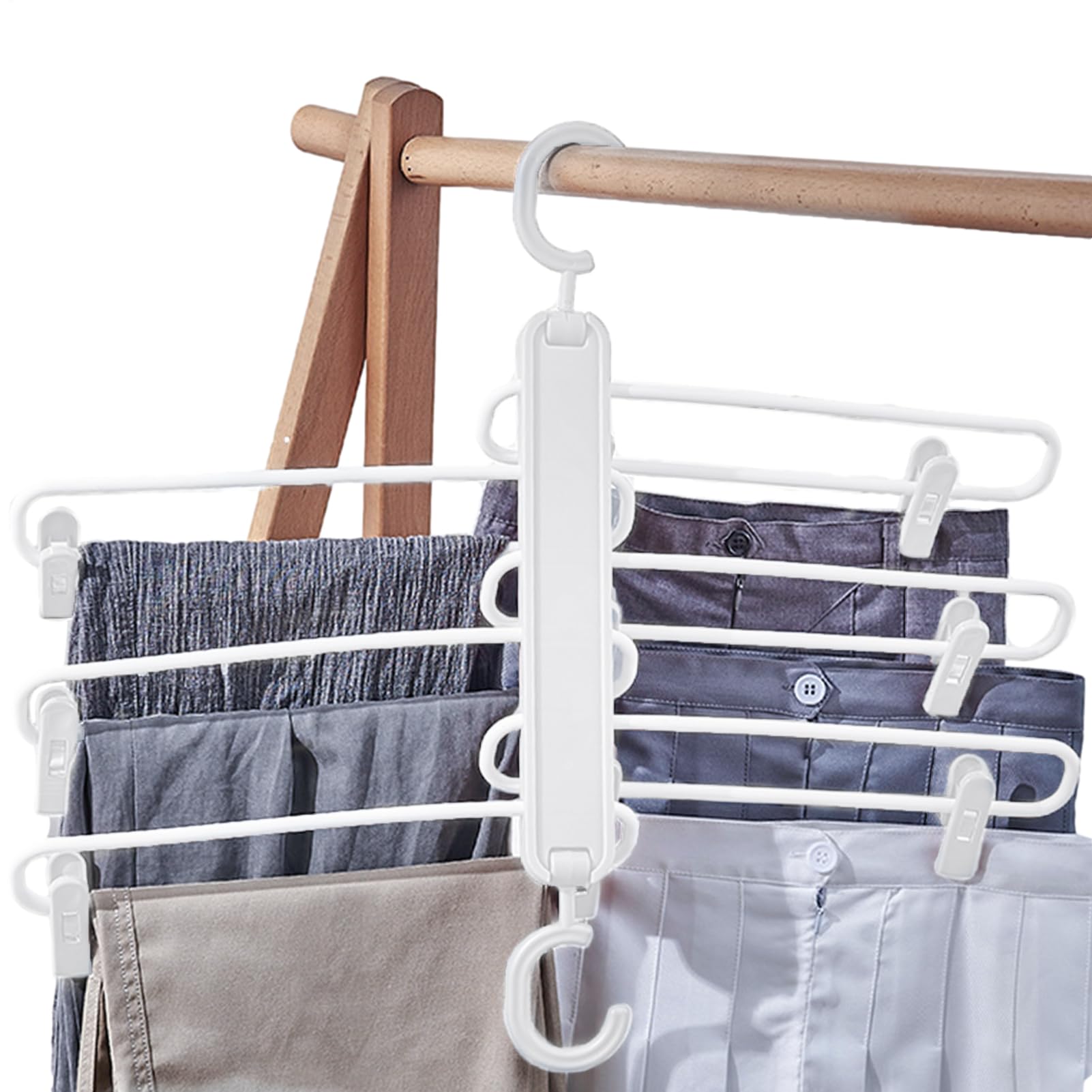 Organisateur de jupe pliable pour ne plus froisser vos shorts et jeans